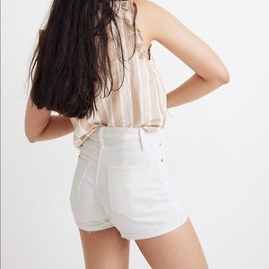 Madewell High rise shorts